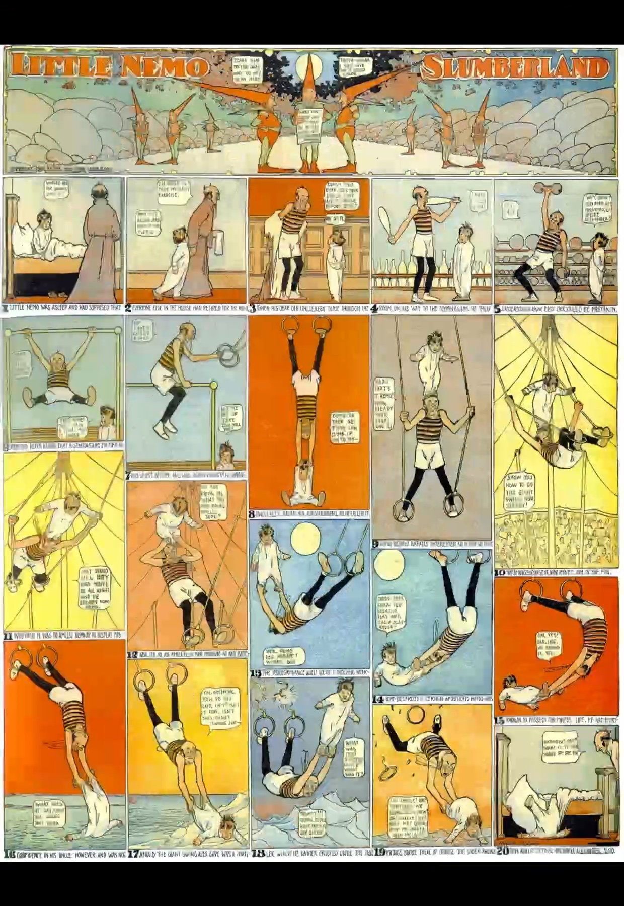 A Little Nemo page on iPad